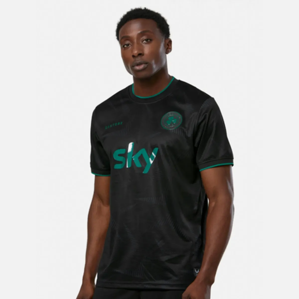 Rare Irish stealth black soccer jersey - Image 2