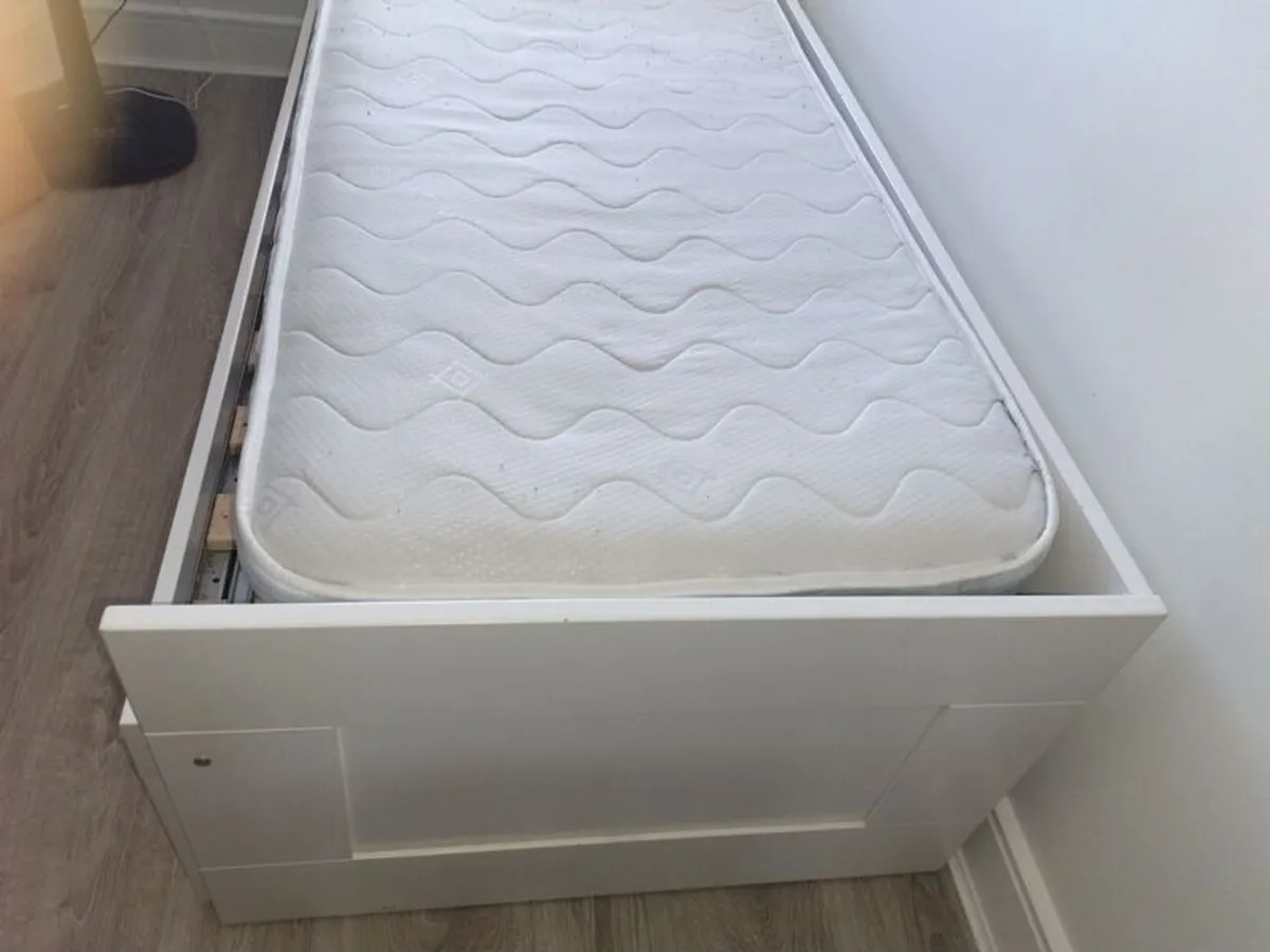 Ikea Brimnes bed and Pocket sprung mattress - Image 3
