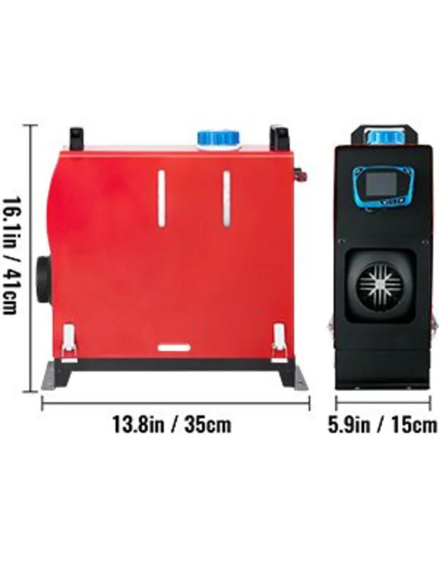 8KW 12V Diesel Air Heater with LCD Switch - Image 2