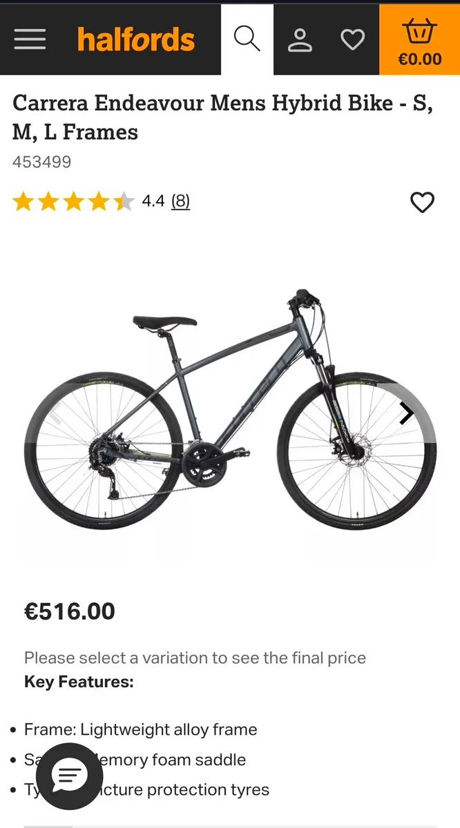 Carrera Endeavour Mens Hybrid Bike - Image 2