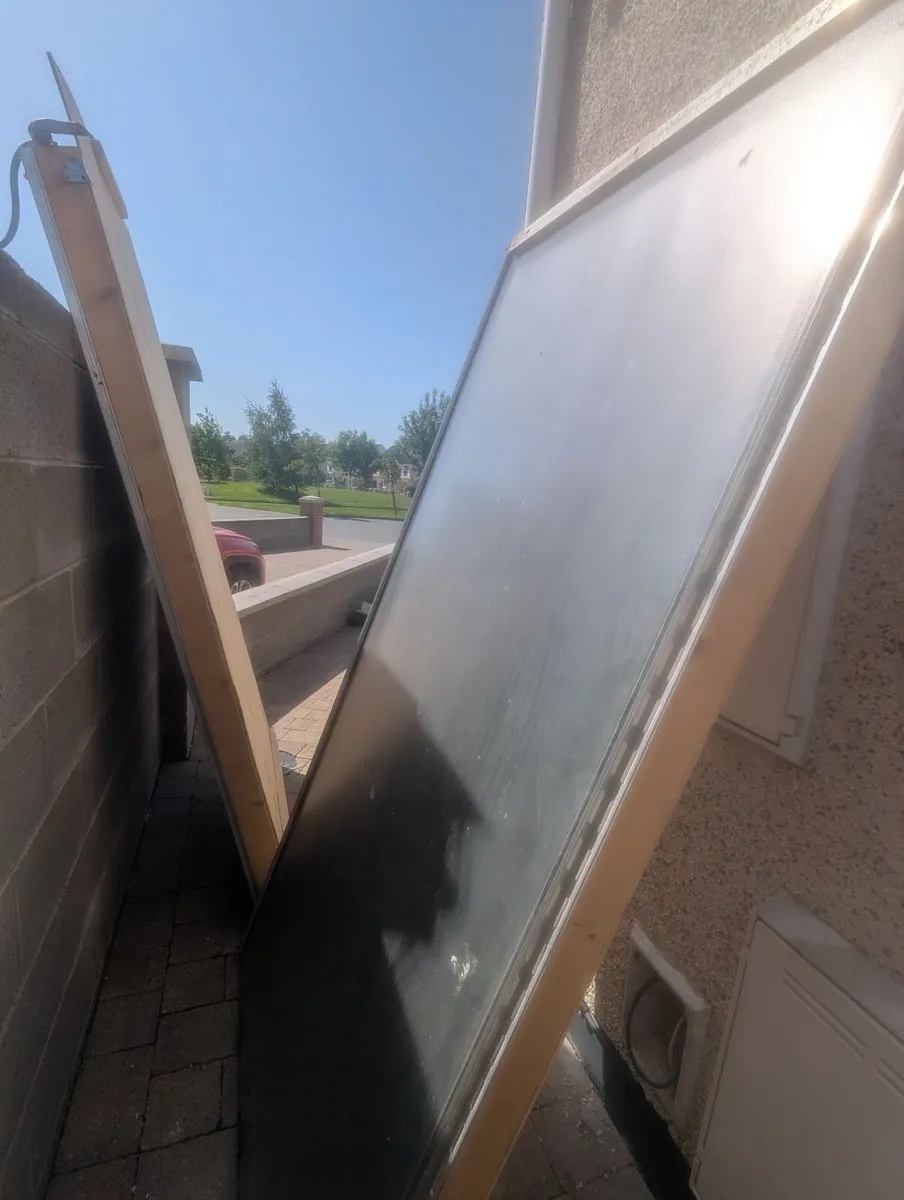 Two Thermal hot water panels