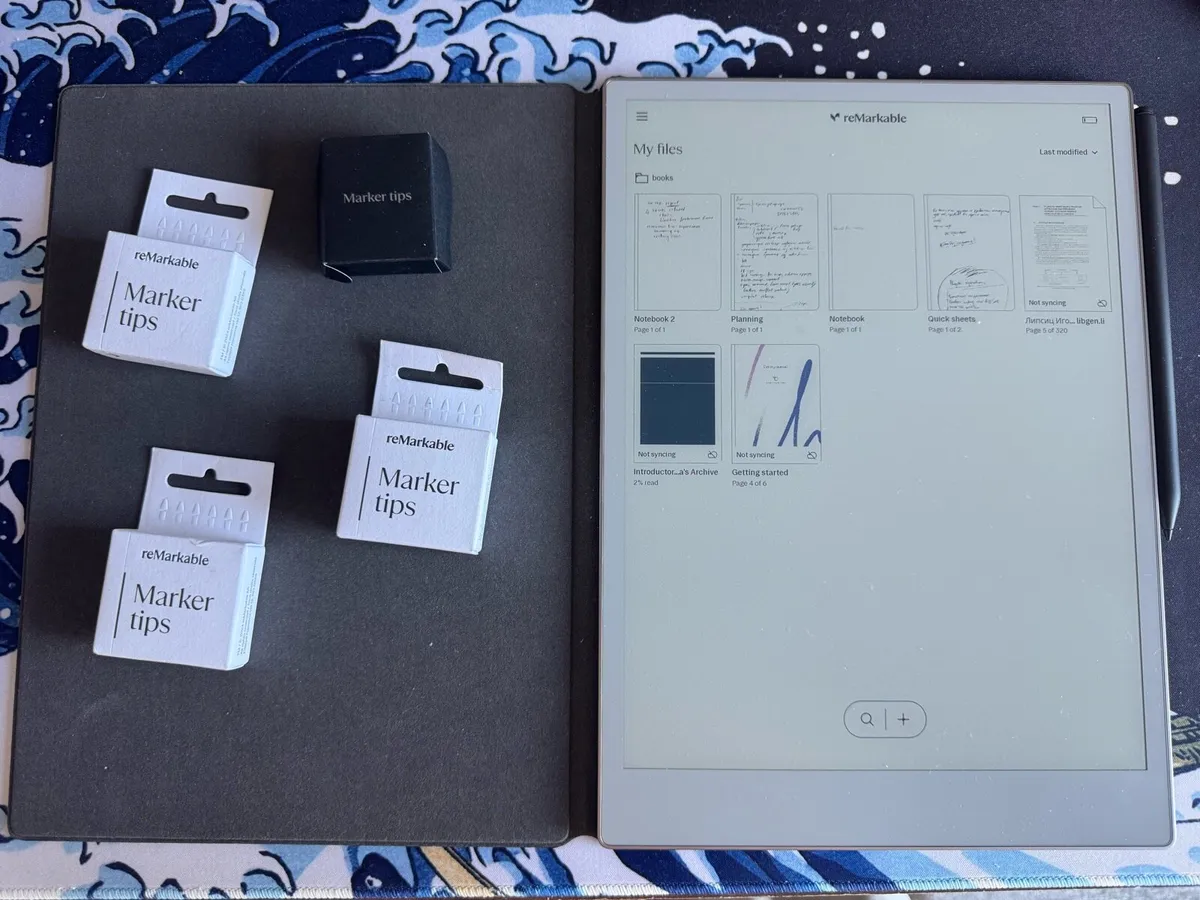 reMarkable Paper Pro Bundle + Mosaic Weave Folio - Image 1