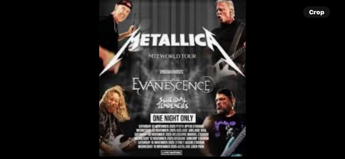 Metallica tickets