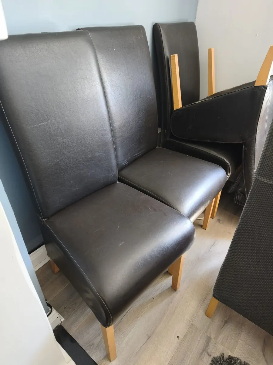 6 Large Dining Chairs - Image 2