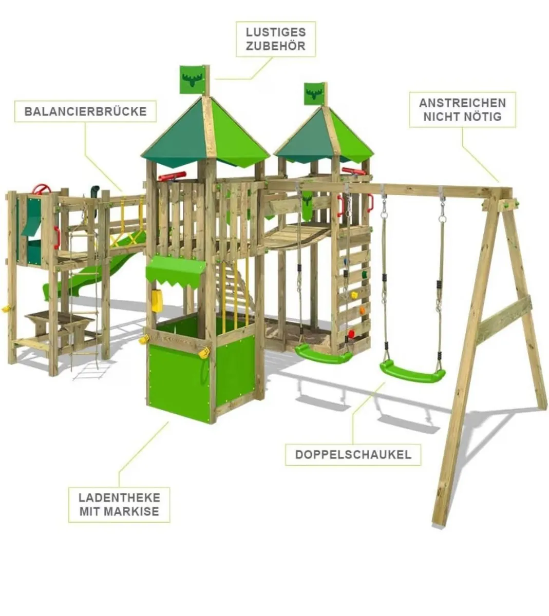 Large garden play frame XXL - Image 1