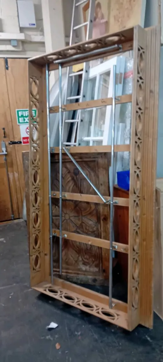 Large Pine Ceiling Hanging Pot Hanger - Image 1