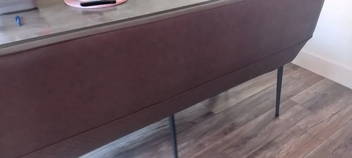 kitchen table and chairs and bench - Image 2