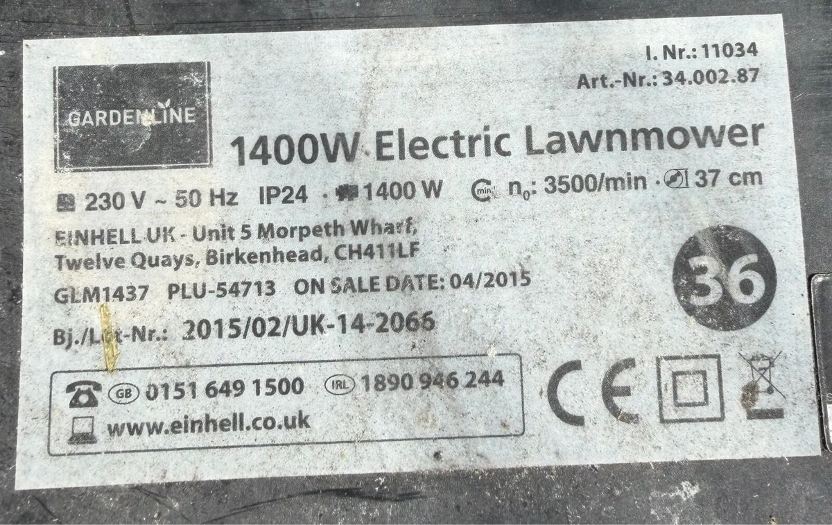 Gardenline Electric Mower - Image 3