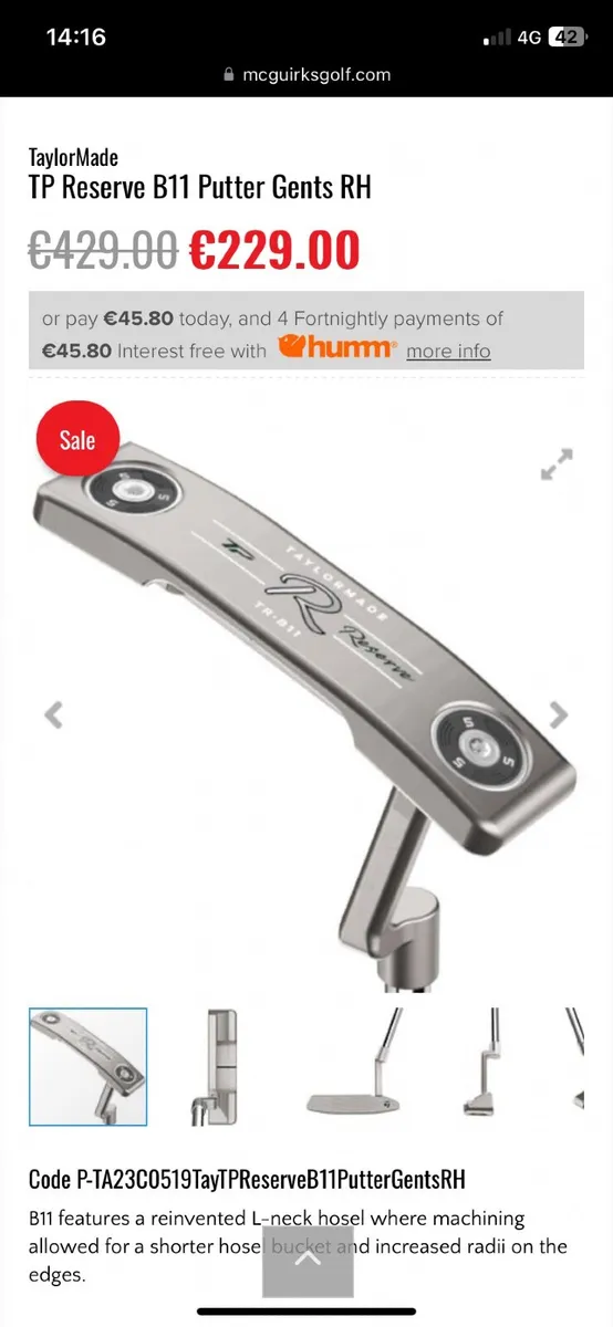 Golf putter