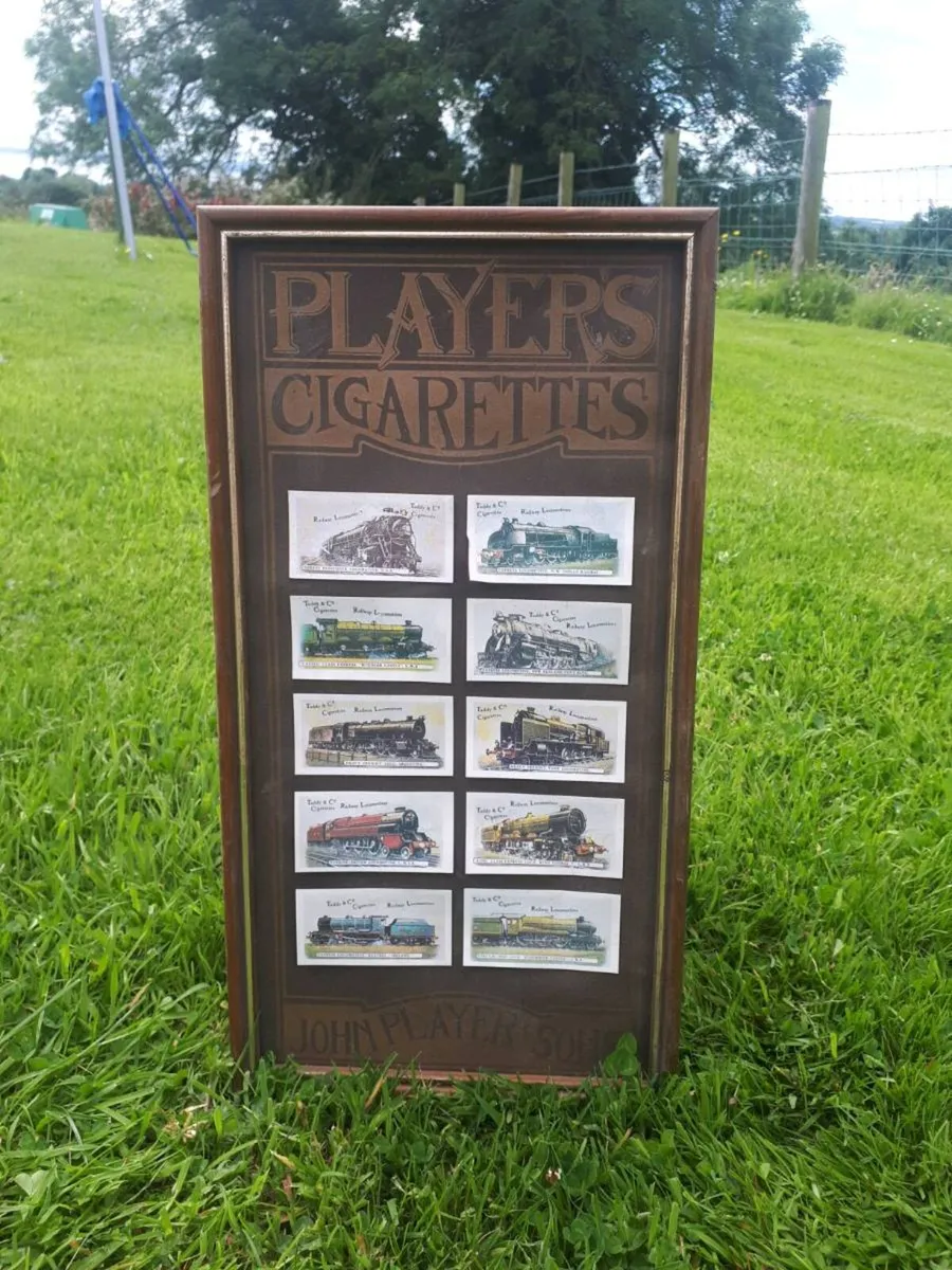 Players Cigs Framed Advert - Image 1