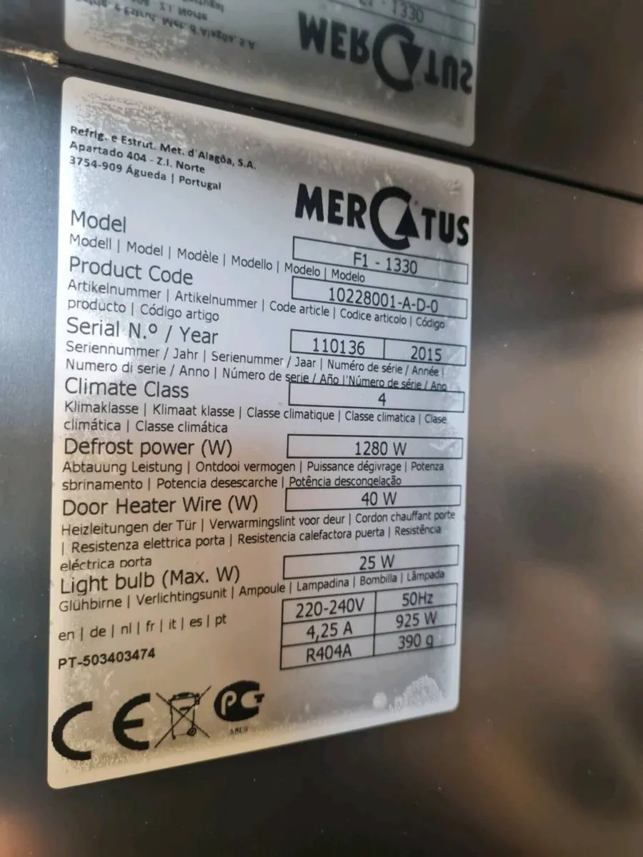 Mercatus Combi Cabinet Blast chiller & Fridge - Image 4