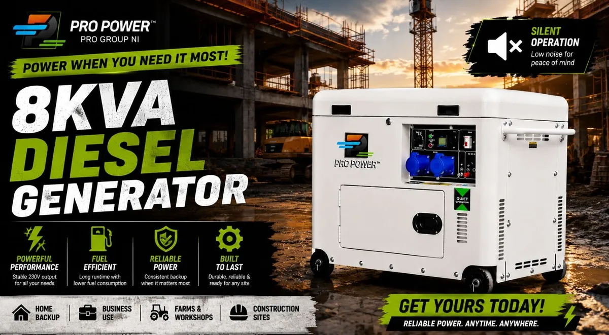 8KVA Electric Start Portable Generator