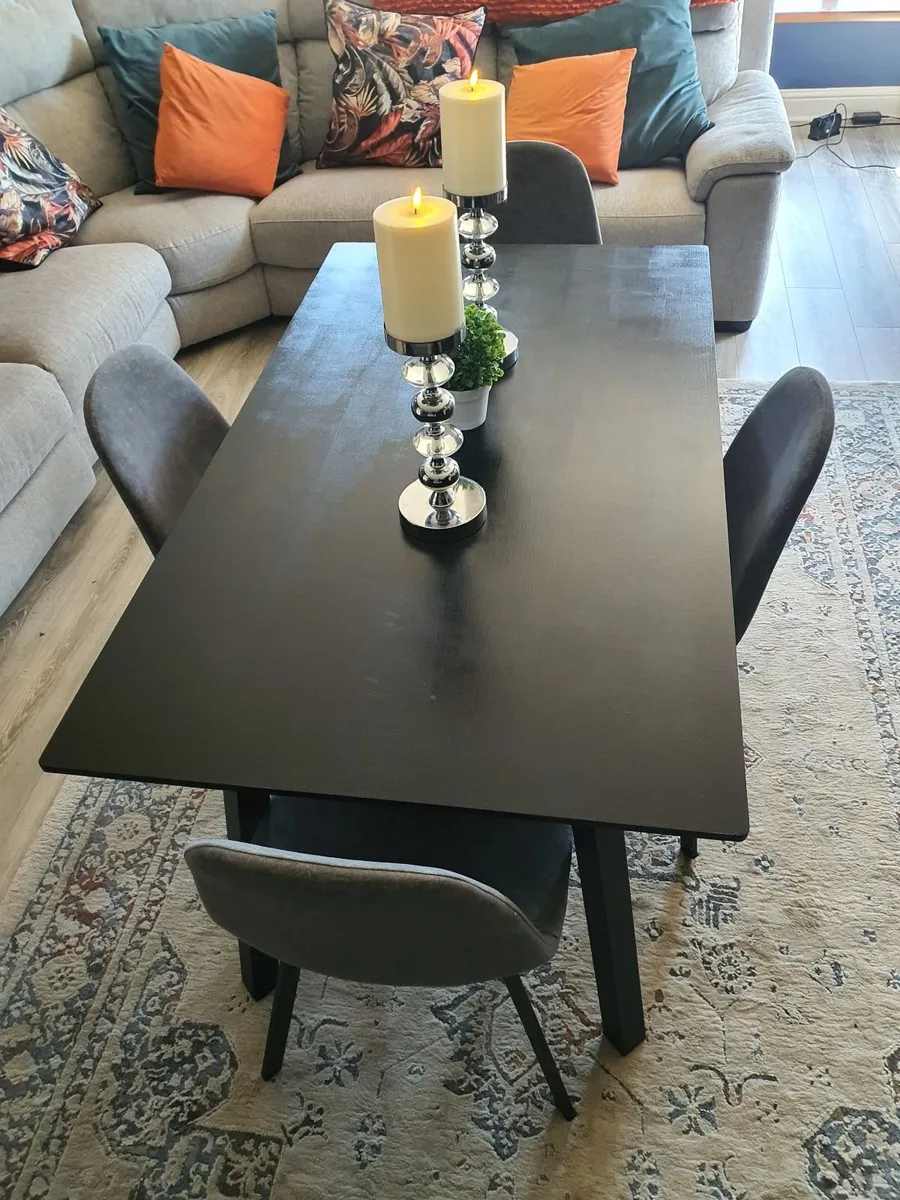 Dining Table & 4 Chairs - Image 1