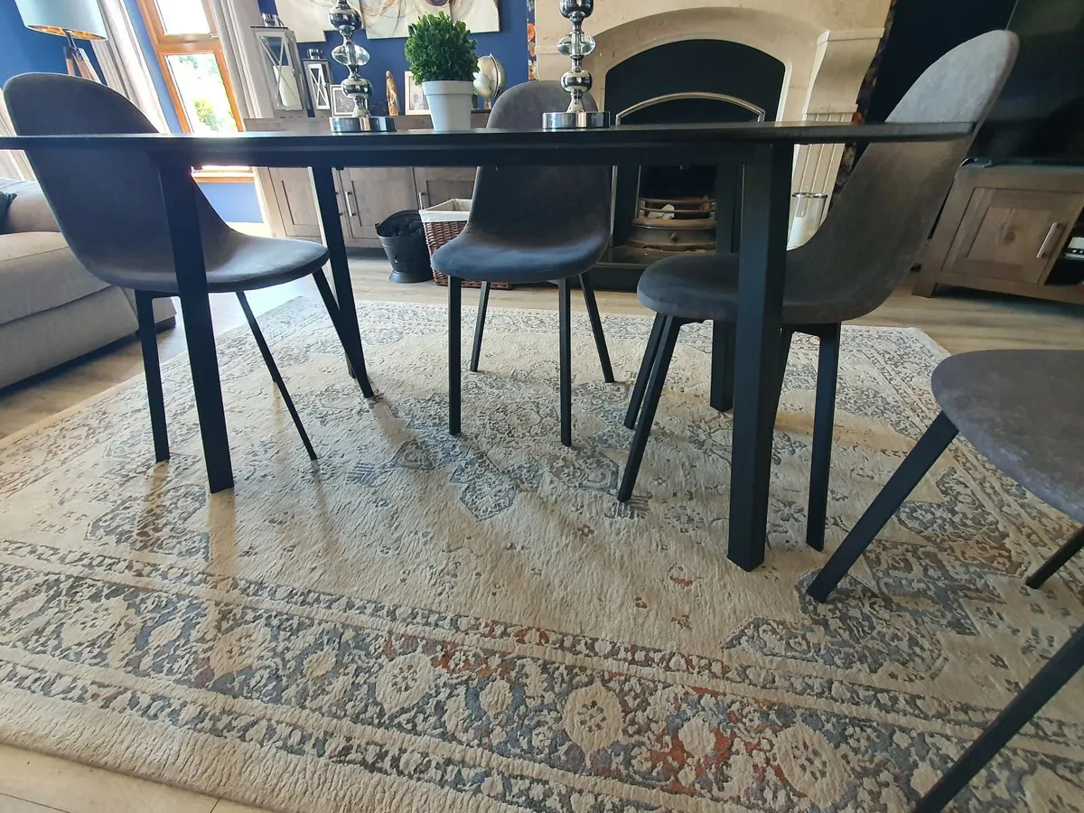 Dining Table & 4 Chairs - Image 4