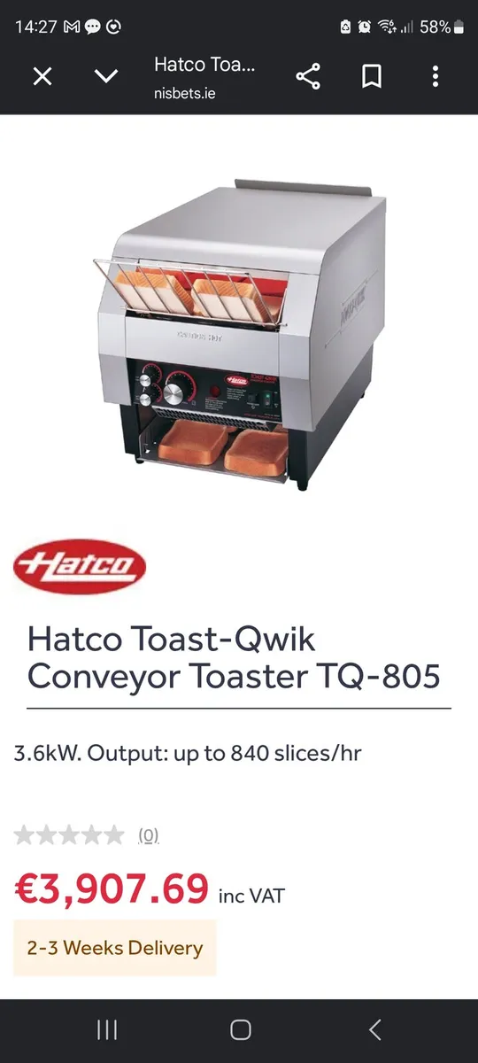 Hatco Conveyor Toaster - Image 4