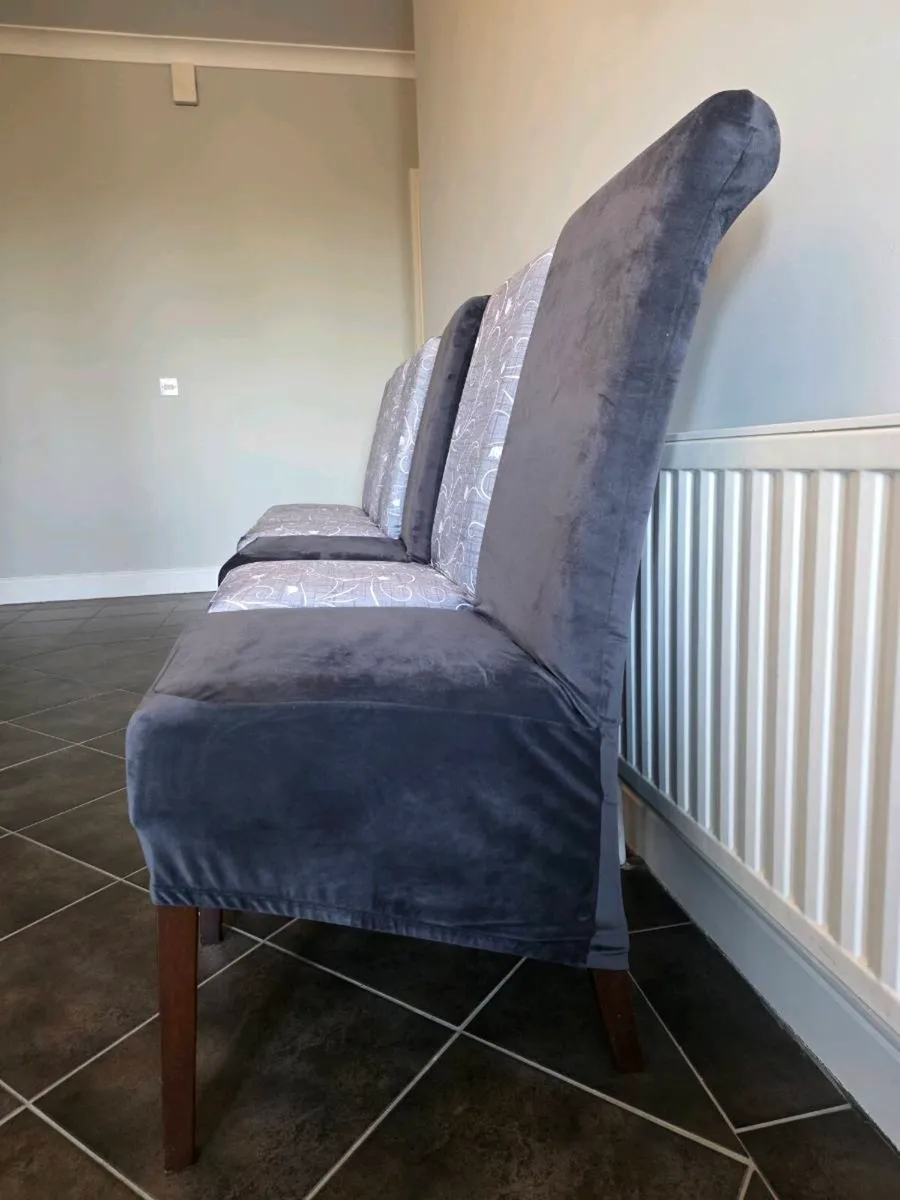 Dining Chairs with covers - Image 2