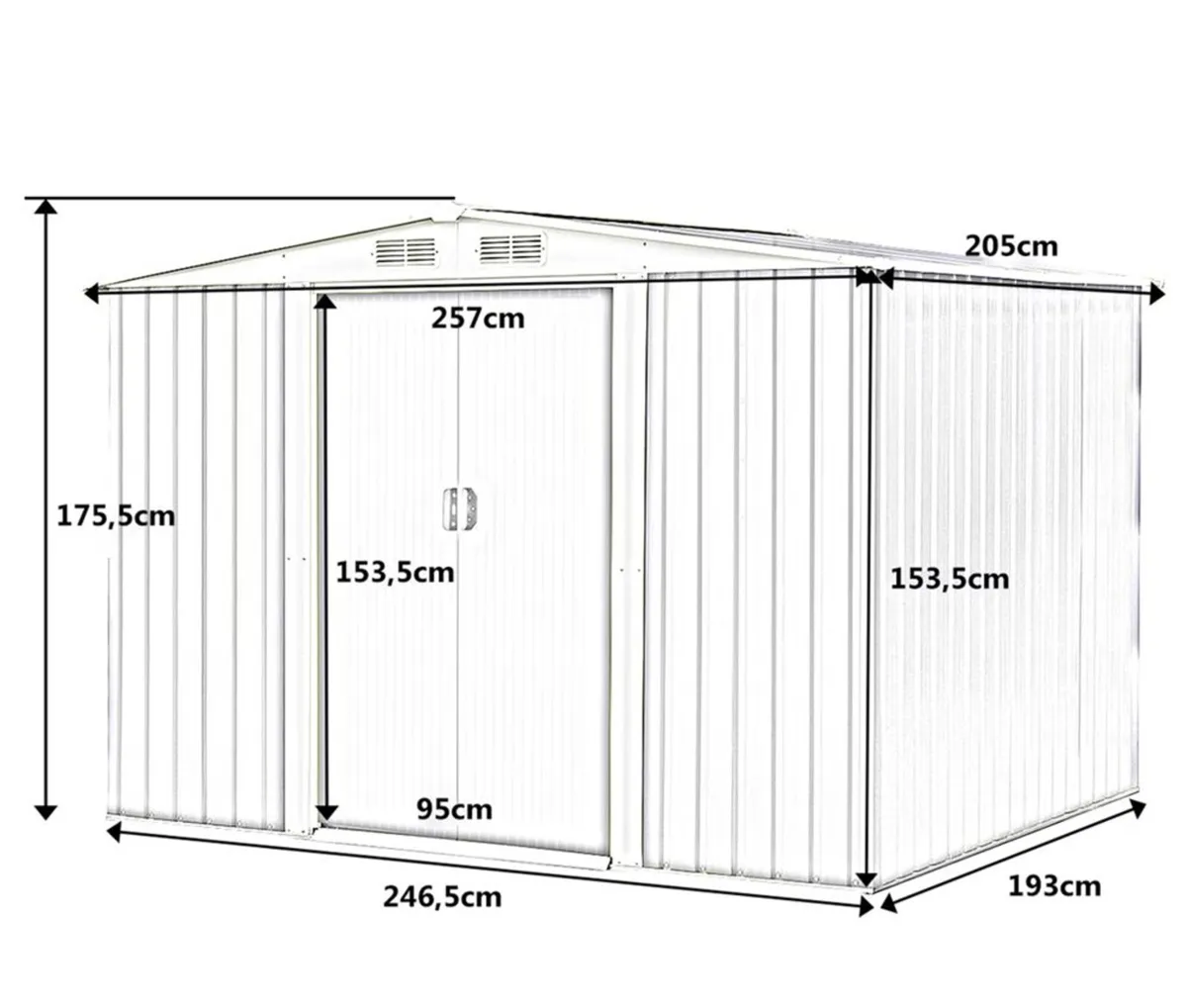 Garden Metal Storage Shed – Free Delivery - Image 3