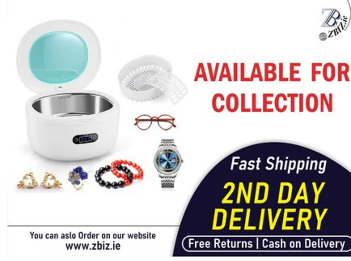 750ml  Ultrasonic Cleaner Washing Machine - Image 1