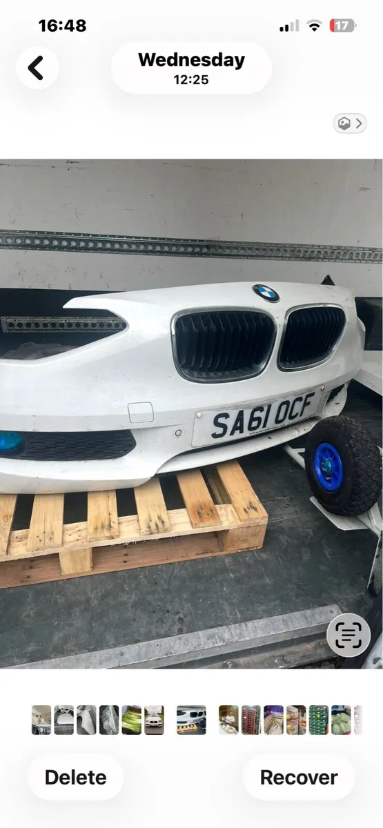 BMW 1 series bumper 2017 - Image 1