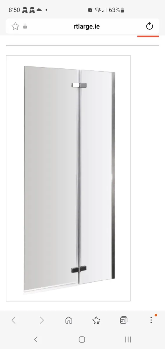 R.T Large Bath Screen - Image 1
