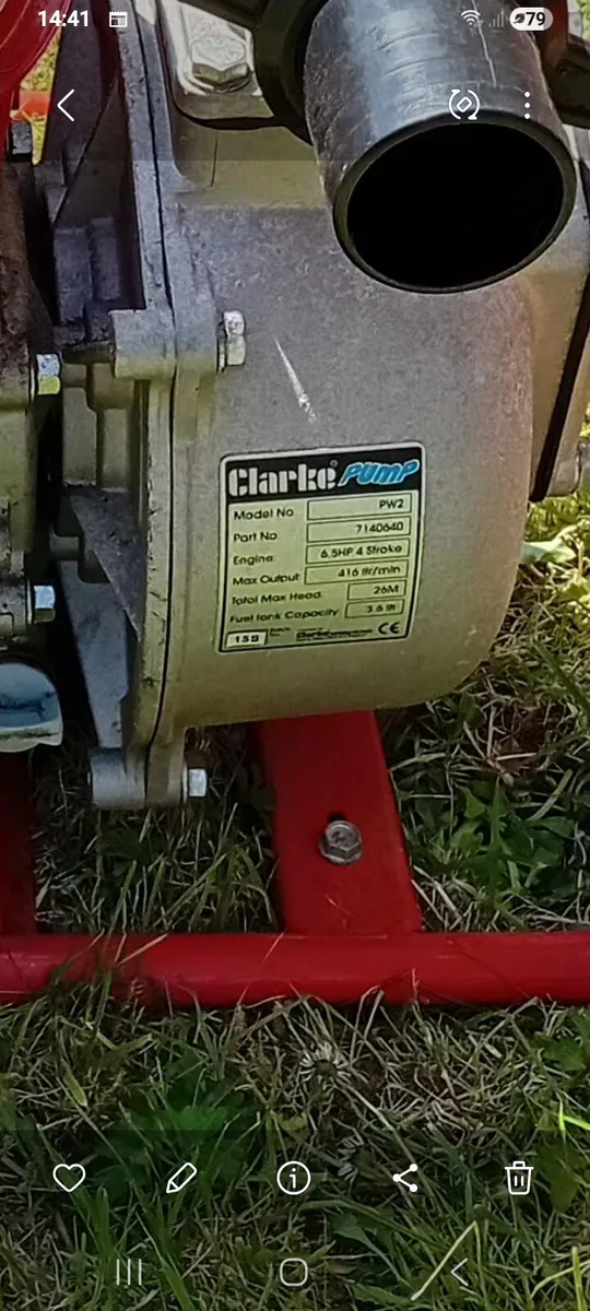 Clarke pump 2inch inlet/outlet - Image 2
