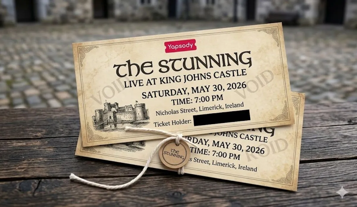 2x Tkcts  The Stunning  Limerick Saturday 30 May