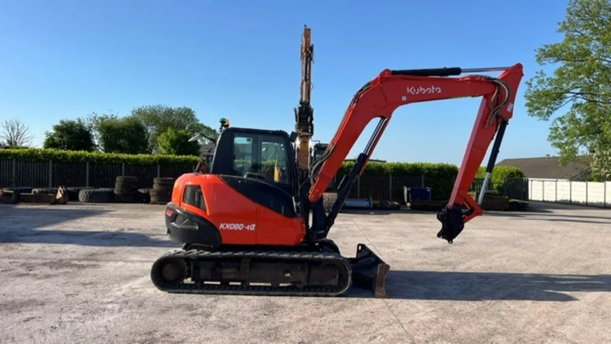 2017 KUBOTA KX080-4 - Image 3