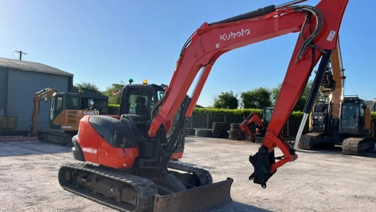 2017 KUBOTA KX080-4 - Image 4