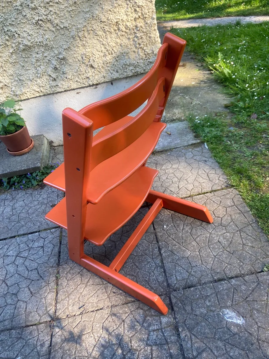 Stoke High Chair - Orange - Image 2