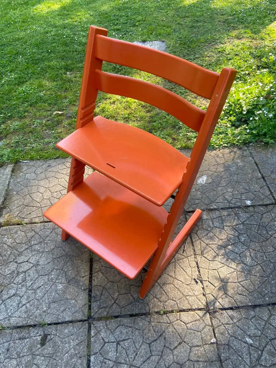Stoke High Chair - Orange - Image 4