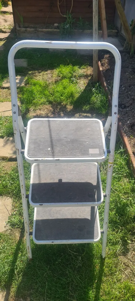 Small Step Ladder top step 75cm high  •