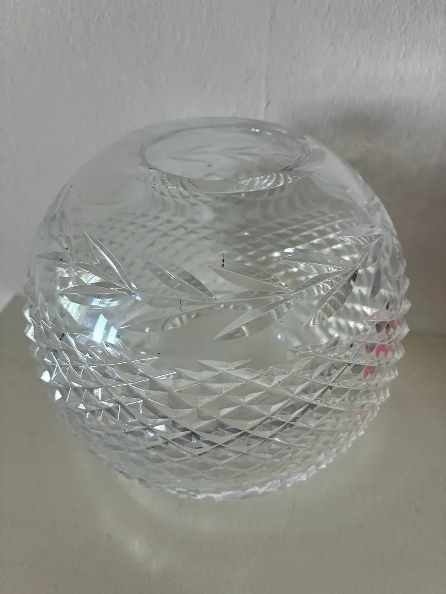 Vintage Waterford Crystal Rose Bowl - Image 1