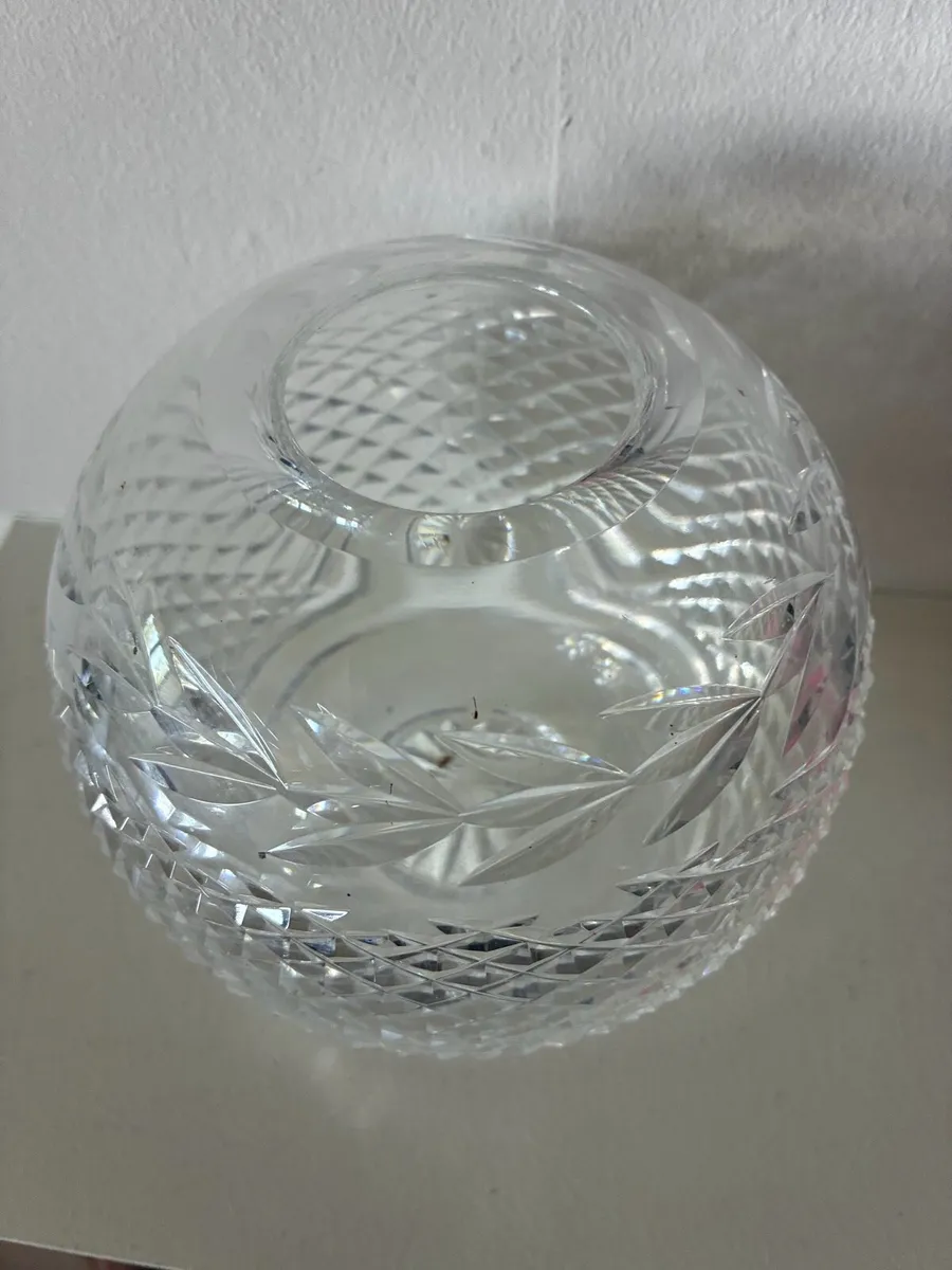 Vintage Waterford Crystal Rose Bowl - Image 2