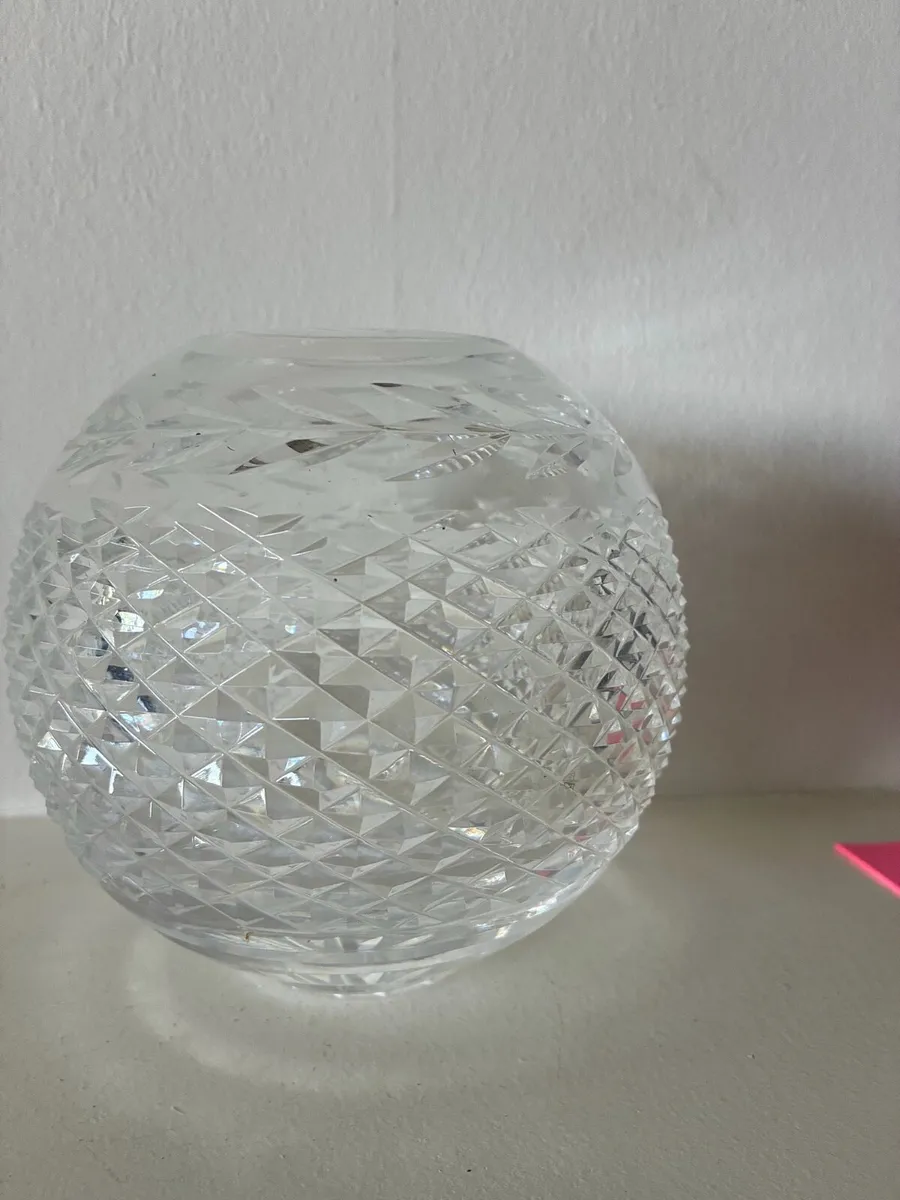 Vintage Waterford Crystal Rose Bowl - Image 3