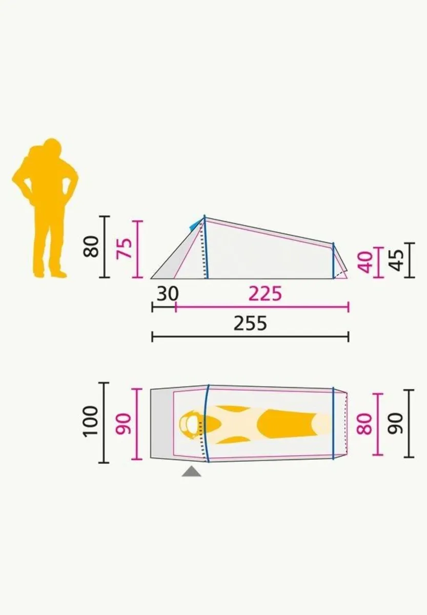 Lightweight  1P Tent Jack Wolfskin Gossamer - Image 3