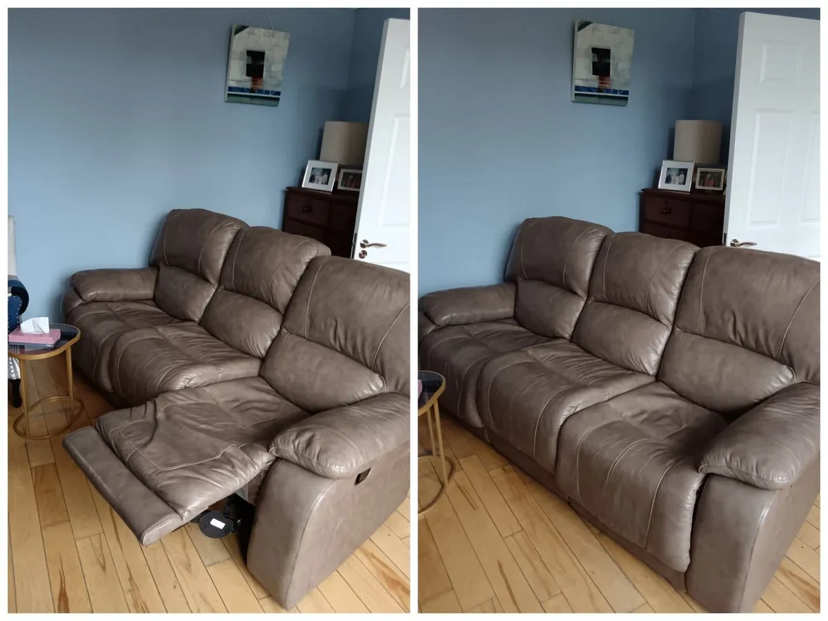 Leather Recliner Sofa – 3 Seater – Very Comfortabl