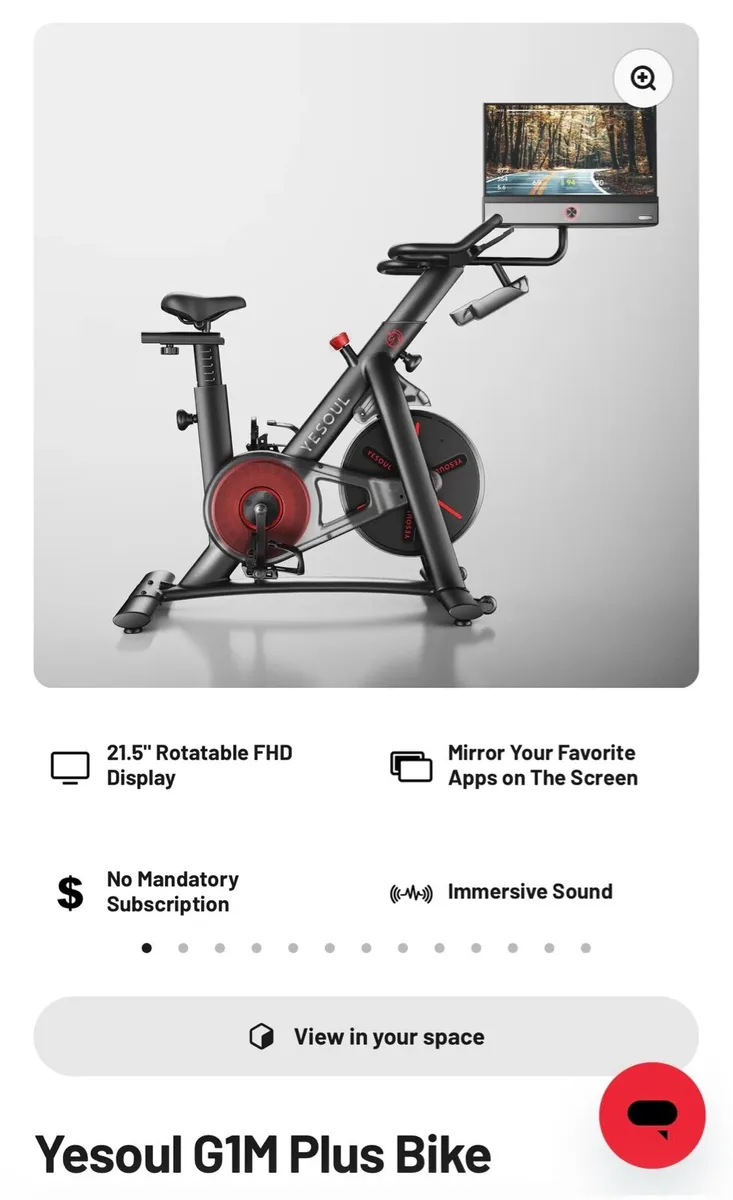 Yesoul G1M Plus Exercise Bike - Image 1