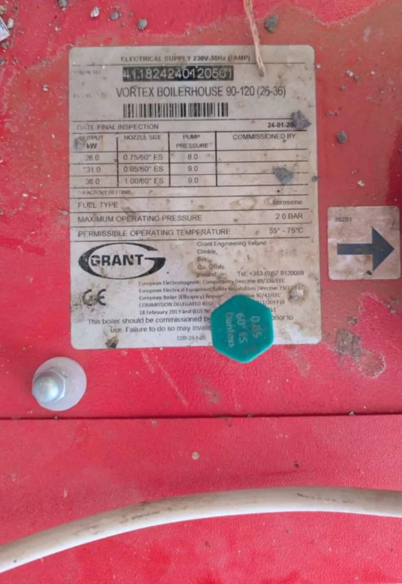 Grant vortex oil boiler - Image 4
