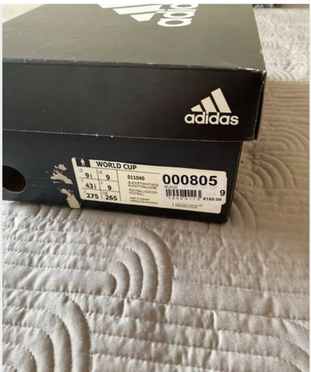 Adidas World Cup Football Boots Size UK9 - Image 4