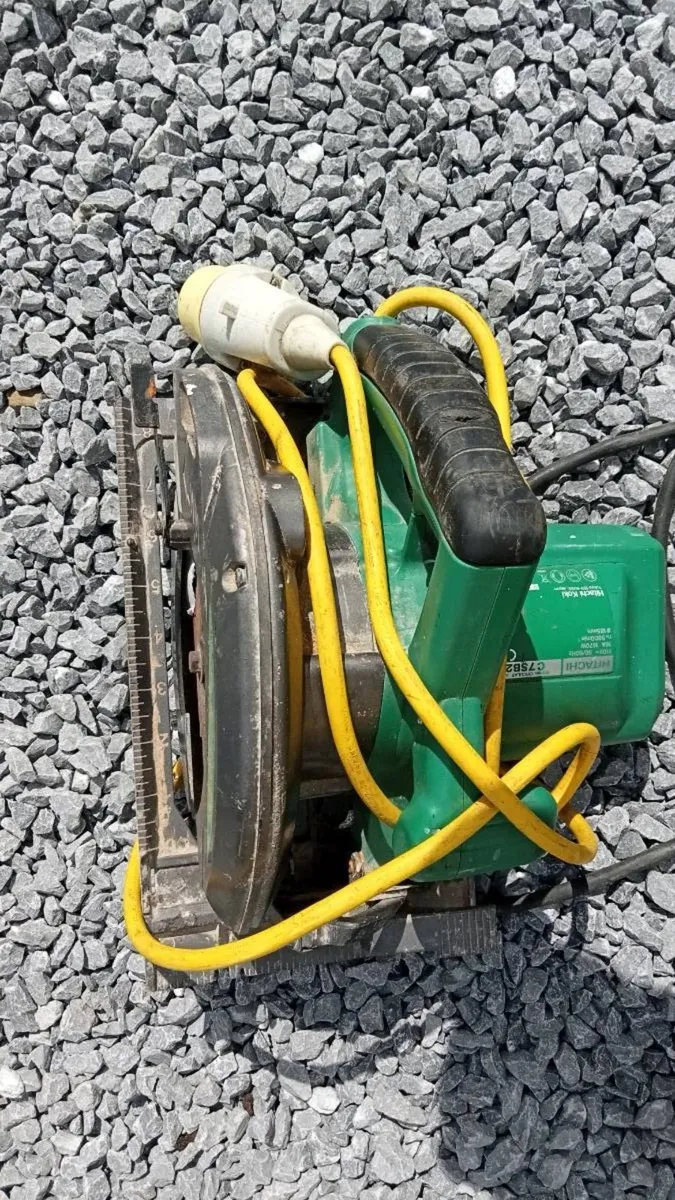 Hitachi sds drill & circular saw - Image 1