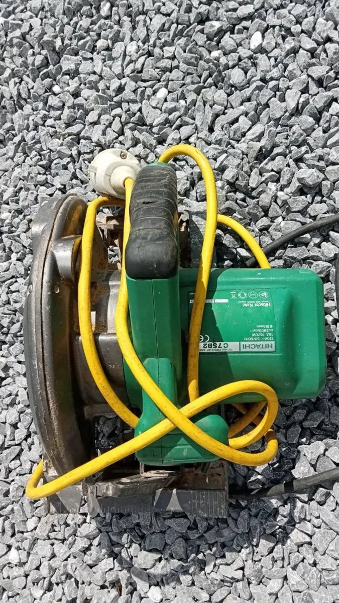 Hitachi sds drill & circular saw - Image 2