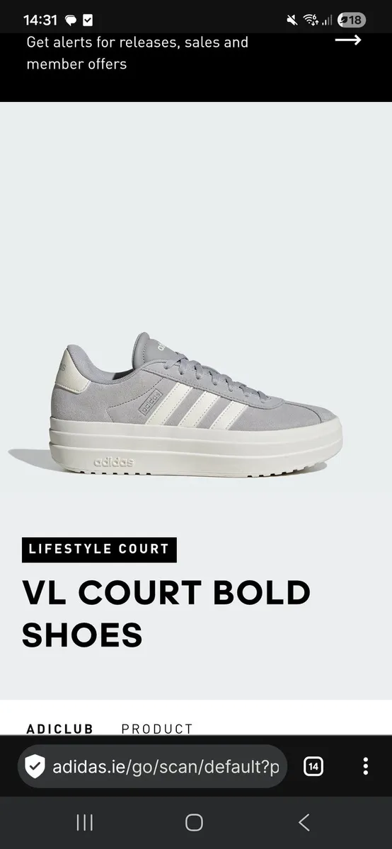 Adidas Lifestyle Court
VL Court Bold Shoes - Image 1