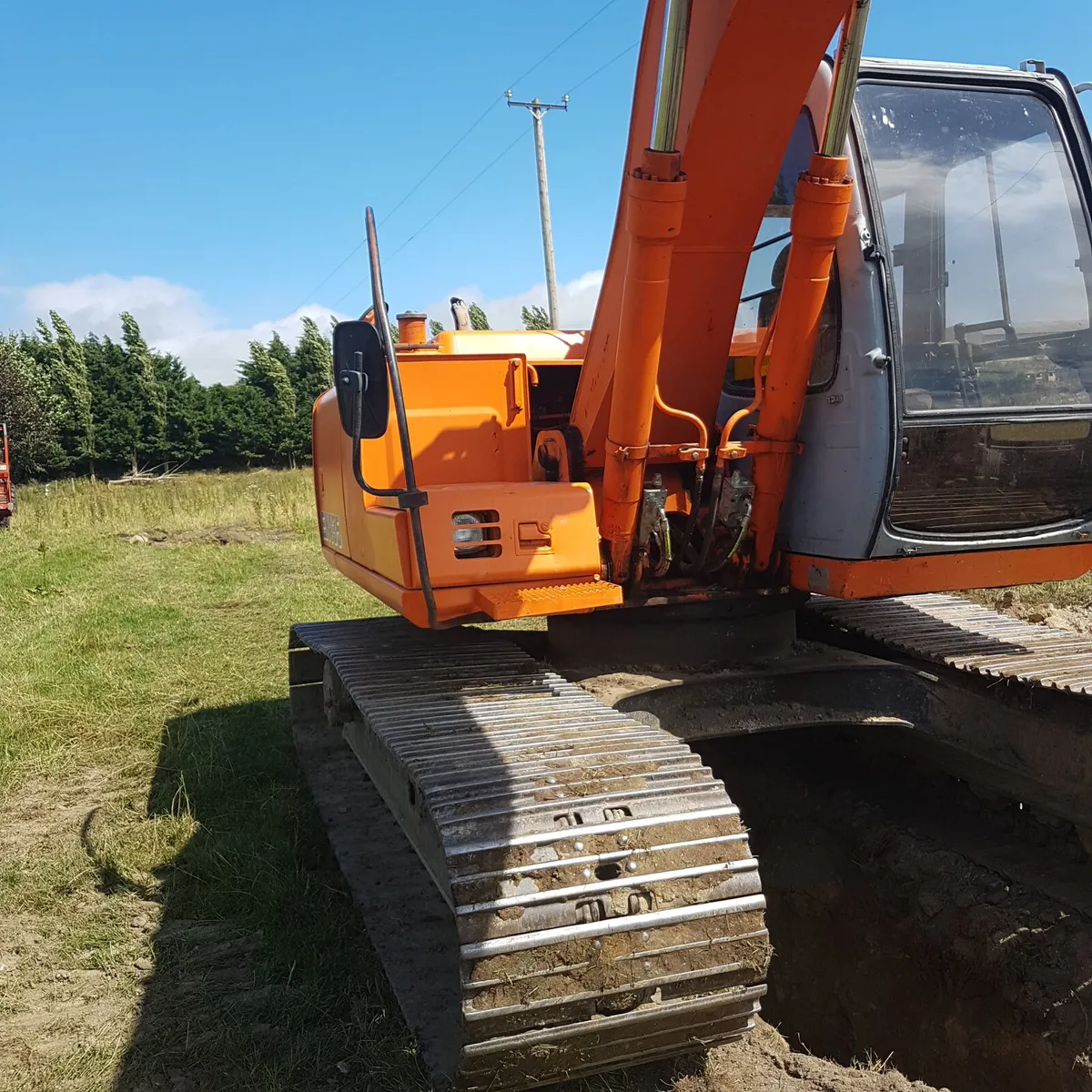 Fiat Hitachi ex135 excavator