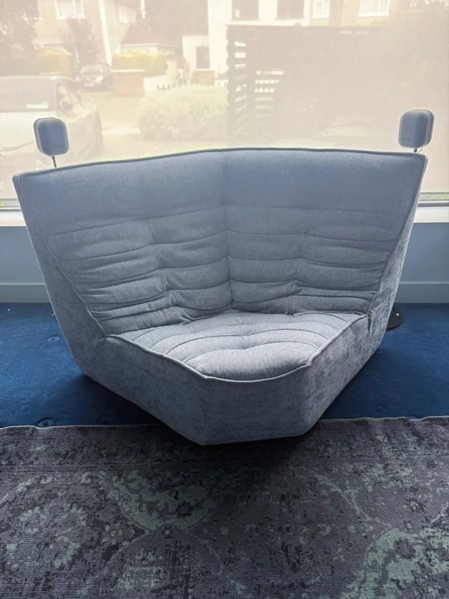 Foxtrot corner couch unit blue - Image 3