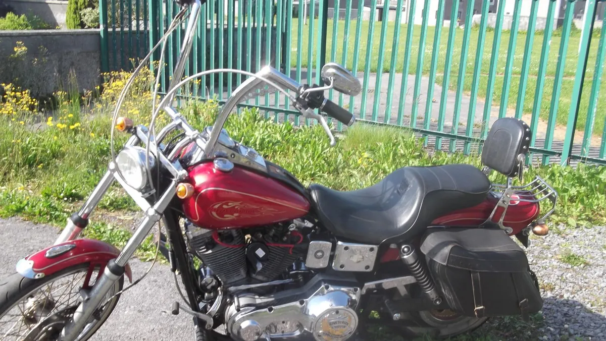 96 harley davidson , dyna wide 1340 evo,TRADE UP - Image 2