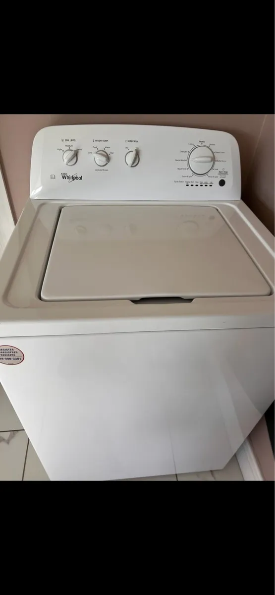 Whirlpool American top loads washer - Image 1