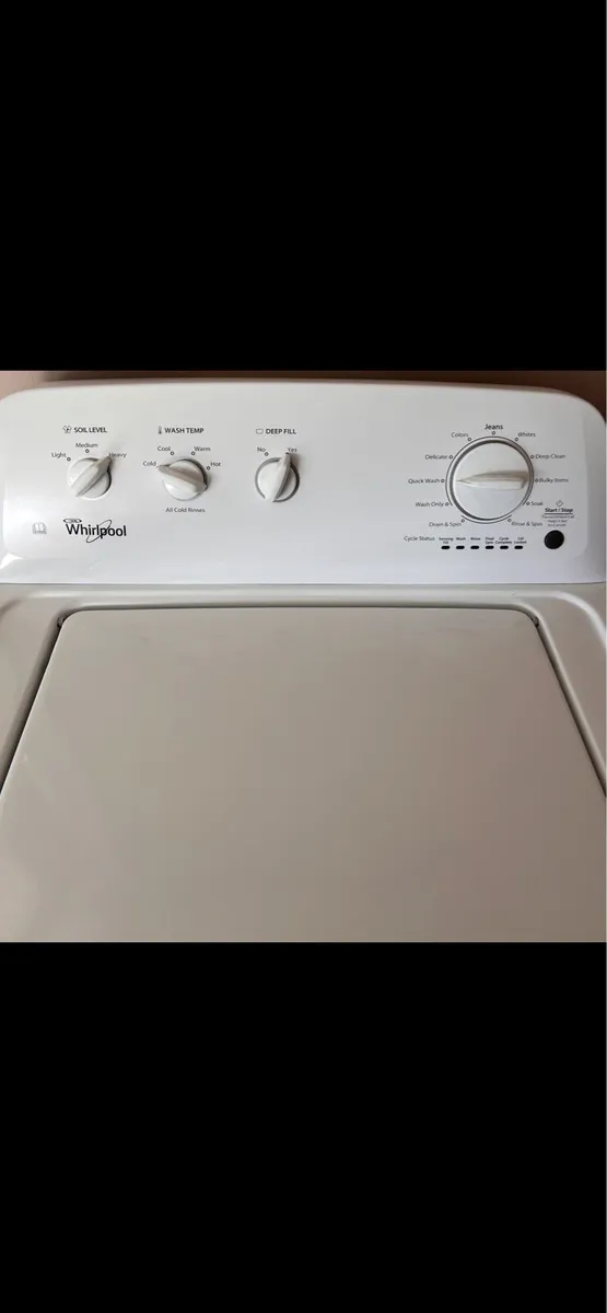 Whirlpool American top loads washer - Image 2
