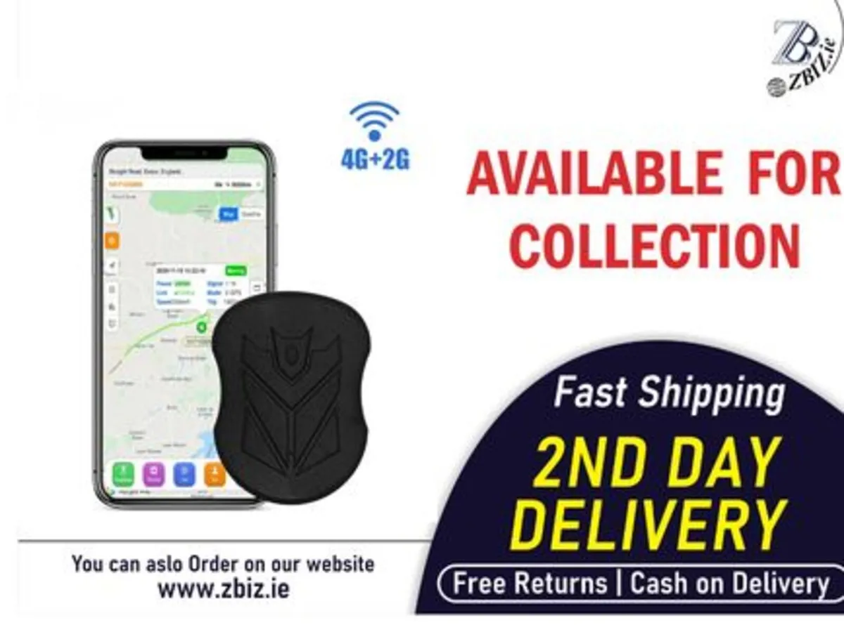 GPS Tracker Vehicle Locator Magnetic Waterproof - Image 1