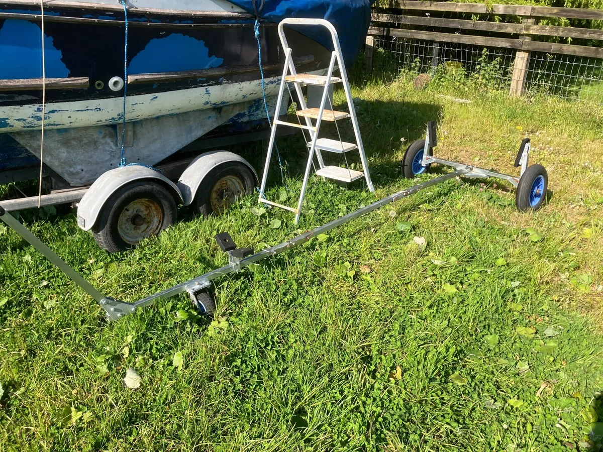 FOLDING STEEL BOAT LAUNCH WHEEL SET - Image 4