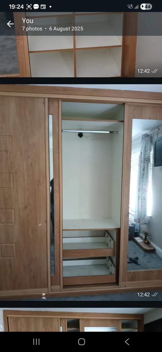 Sliderobe  8ft length approx - Image 4